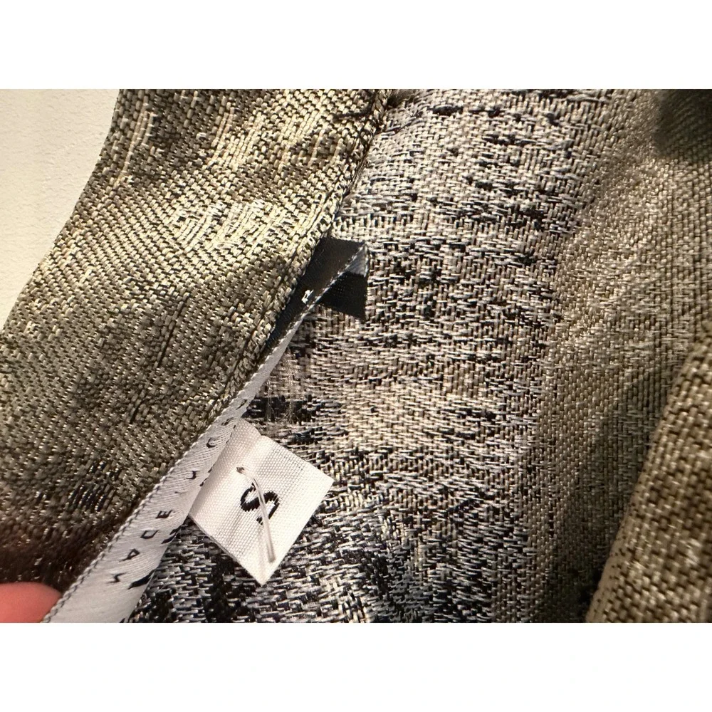 NEW Bryn Walker Dansa Skirt Grafite Gold Black Abstract A-Line Circle Small Glam